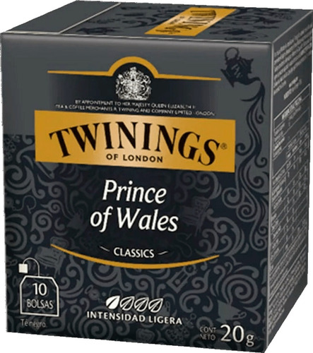 Imagem 1 de 1 de Chá Twinings Prince Of Wales 10 Sachês