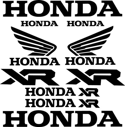 Stickers Honda Xr Set Vinilos Adhesivos