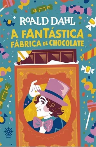 Topo de Bolo Fantástica Fábrica de Chocolate