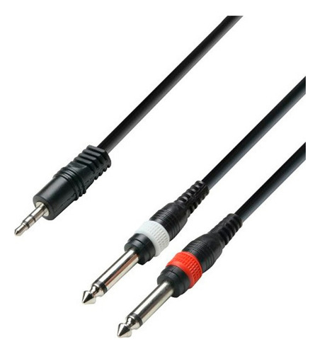 Adam Hall K3ywpp0300 - Cable Audio Mini Plug Stereo 2 Plug M