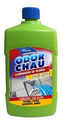 Eliminador De Olores Odor Chau. Merclin. Para Cañerias. 1 Lt