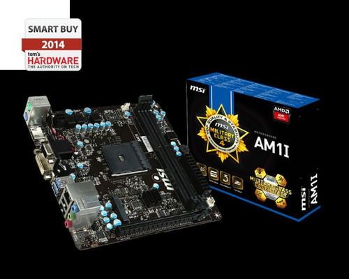 Placa Msi Am1i Socket Am1 Itx Com Sempron 2650 + 4 Gb Ddr3!.