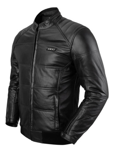 Jaqueta De Couro Moto Texx Cyberdog Masculina Com Proteções