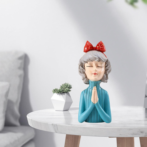 Escultura De Estilo Nórdico Para Mujer, Estatua Para