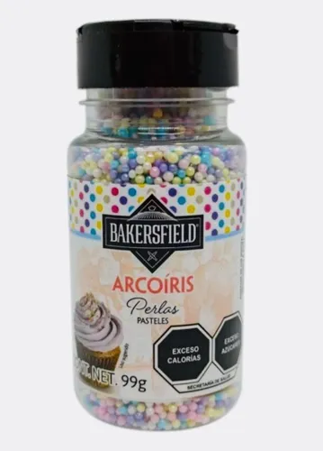 comprar Bakersfield Sugar Pearls Perlas Pasteleras Arcoiris 99 Grs 