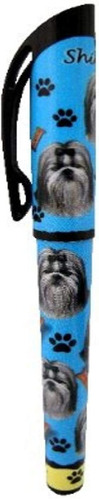 Shih Tzu  Color Blanco Y Negro Pen Easy Glide Gel Pen  Relle