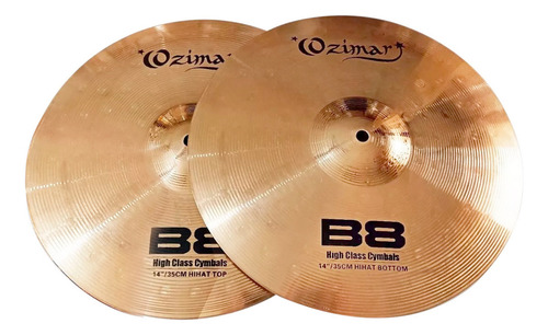 Platillo Ozimar B8-hh14 14 Pulgadas Hit-hats