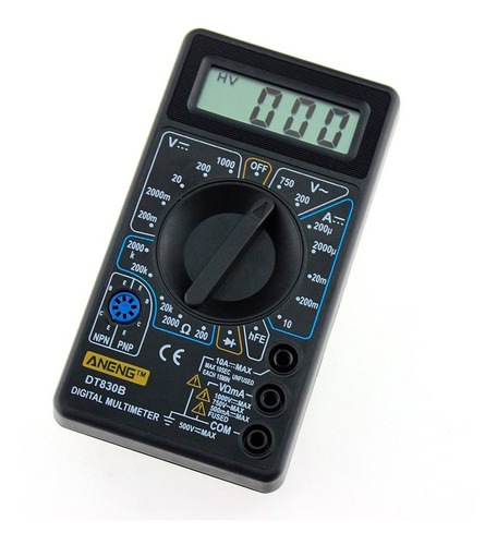 Tester Multimetro Digital Capacimetro Compacto Medidor Atrix