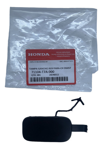 Tampa Reboque Parachoque Dianteiro Honda Hr-v 16/18 Original