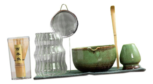 Matcha Set Matcha Bowl Cosacos De Bambú Matcha Ceremonía
