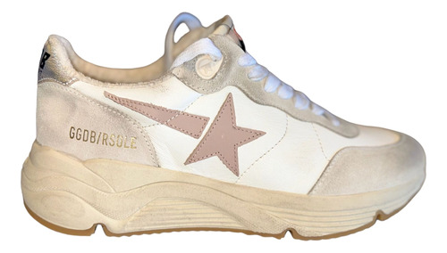 Zapatillas Golden Goose Running Sole- Crema