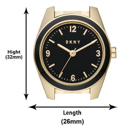 Reloj Mujer Dkny Nolita Acero Color De La Correa Dorado N