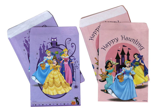 Pmg Bolsas De Regalo De Papel Para Halloween, Princesas Disn