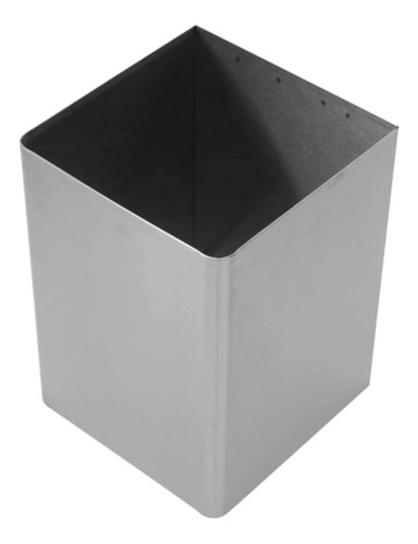 Cesto Acero Inox Cuadrado P/ Pared - 15l 