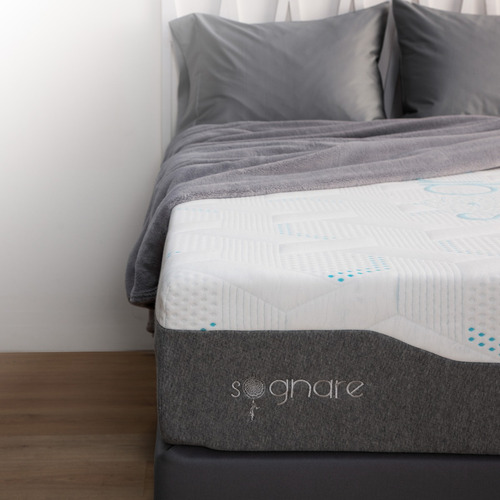Sognare® Colchón Sense Queen Size Memory Foam Y Capa De Gel