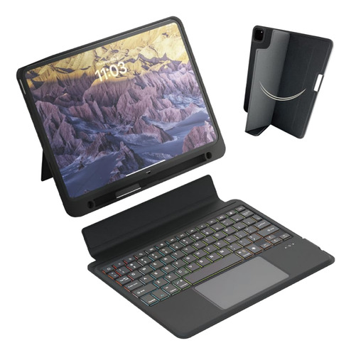 Funda Teclado Para iPad 7 8 9th Air 3rd Trackpad Magnetica