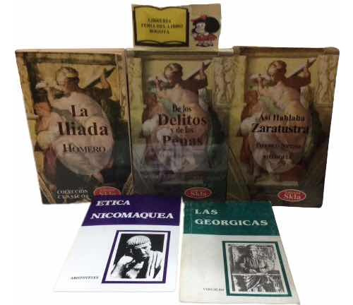 Promoción - 5 Libros - Zaratustra - Ética Nicomaquea - Penas