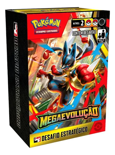 Desafio Estratégico Megaevolução 88 Cartas Pokémon Tcg