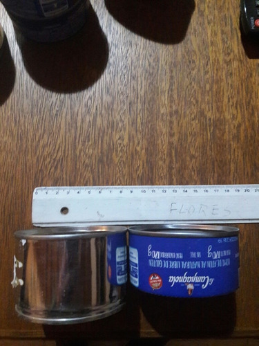 Latas Vacías Durazno Choclo Arbejas Atún Tomates Lentejas (Usado)