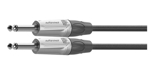 Cable Plug 1/4 A 1/4 Macho Mono 10 Mts Roxtone D-series