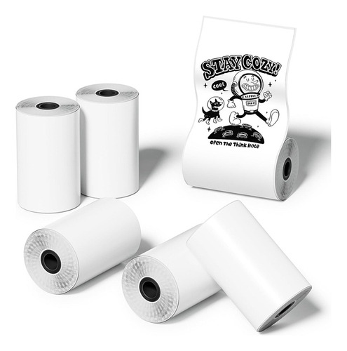 Papel Adhesivo Para Impresora De Bolsillo De 6 Rollos, 30 X