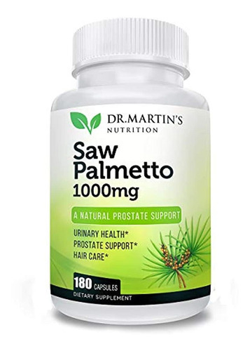 Saw Palmetto Super Strength, 180 Cápsulas De Suplemento