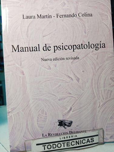 Manual De Psicopatologia  Laura Martín / Fernando Colina -sl