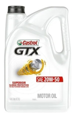 Aceite Castrol Multigrado Gtx 20w50 Garrafa 4.73+ Regalo