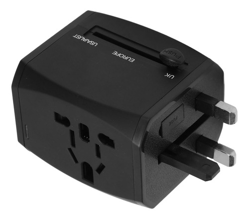 Adaptador De Viaje Mundial Wall Universal Power 6a 2xusb3.0a