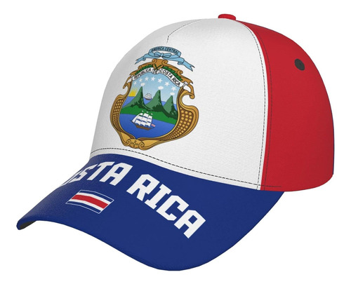 Gorra De Béisbol Con Bandera De Costa Rica En 3d