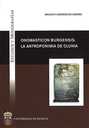 Libro Onomasticon Burgensis. La Antroponimia De Clunia - ...