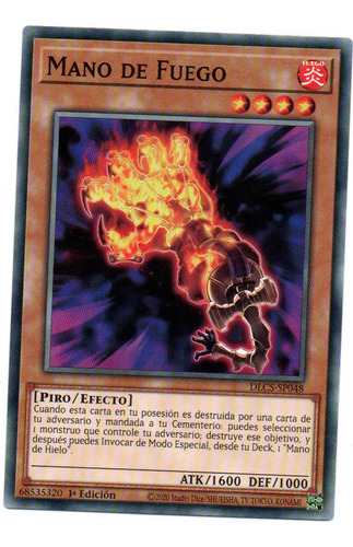 Fire Hand Yugi Español Dlcs-sp048
