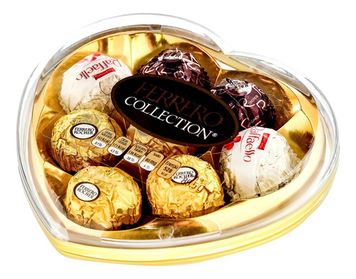 Chocolate Ferrero Collection Caja Corazón 8 Piezas