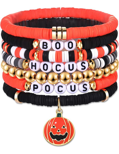 Faerliiry Pulseras De Halloween Hocus Pocus Brazaletes De Cu