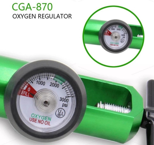 Regulador De Oxigeno De 0 A 15 Lts Por Min