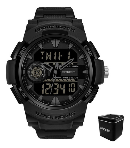 Reloj Hombre Sanda 6002 Casual Deportivo Militar Impermeable