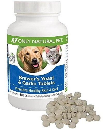 Only Natural Pet Brewers Yeast Y Garlic