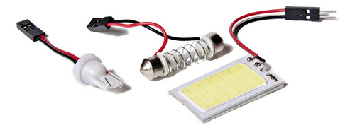 Modulo Placa Cob 18 Led T10 Tubular Plafon Interior Auto