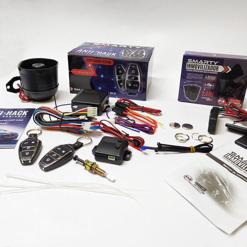 Kit Combo Alarma Codigo Variable Scv02 + Inmovilizador Ssi01