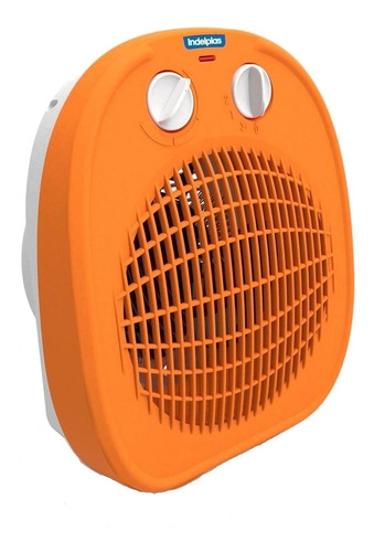 Imagen 2 de 2 de Caloventor eléctrico Indelplas IC-01 naranja 220V