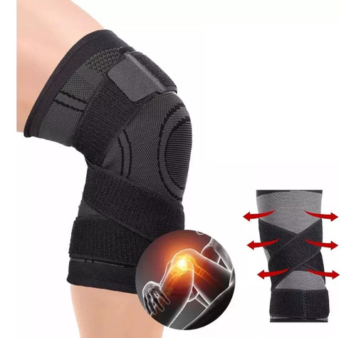 Pack X2 Rodilleras Deportivas Elasticas Gym Trekking Fitness Rodilleras Para Trekking Pack De Rodilleras Para Gimnasio Entrenamiento Rehabilitacion Rodillera Suspension Marin Rodillera Deportiva Gym