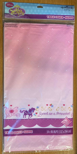 Princesa Sofia De Disney Mantel Fiesta/manteleria Importado
