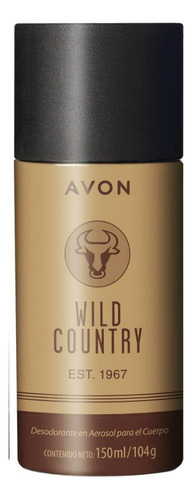 Desodorante En Aerosol Masculino Avon 150ml Fragancia Wild Country