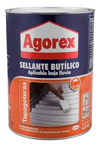 Tapagoteras Sellantes Profesionales Agorex 4,5kg