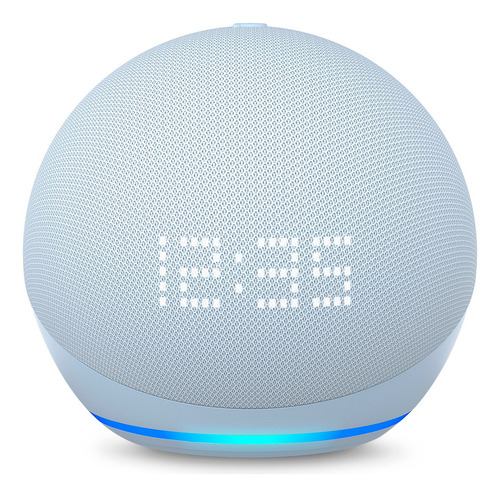 Bocina Alexa Virtual Amazon Echo Dot 5 /reloj A Azul Alb Color Cloud Blue