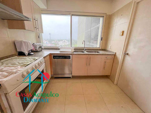 Cad Playamar Diamante T2 501. Depa De Playa Con Terraza Y Vista Al Mar