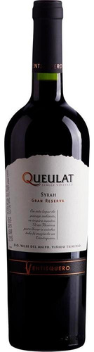 Vinho Chilento Tinto Queulat Syrah Gran Reserva 750ml