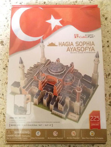 Rompecabezas 3d Hagia Sophia Ayasofya