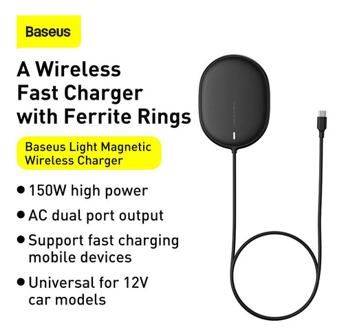 Cargador Magnetico Carga Rapida 15w Para iPhone Baseus