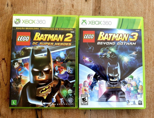 Combo Lego Batman 2 E 3 (mídias Físicas Originais) Xbox 360